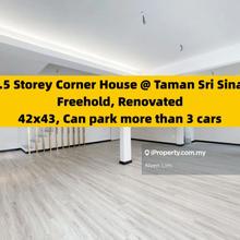 Corner House, Taman Sri Sinar Kepong, 42x43, New Condition