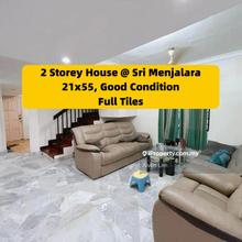 Sri Menjalara 62b, 2 Storey House, 21x55, Renovated