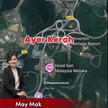 Limited Commercial Land Main Road to Ayer Keroh Tol 40ksqft for Sale