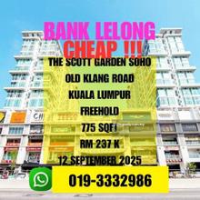 Bank Lelong Freehold Scott Garden Duplex Studio Old Klang Road Kl