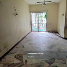 Swimming pool pary furnished unit marble flooring