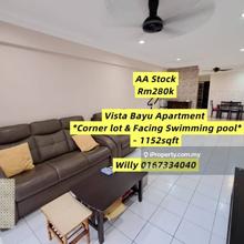 Vista Bayu Apartment Corner Lot 1152sqft For Sale