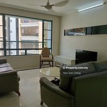 Spacious unit with quality furniture. Fully furnished. Quiet & serene.