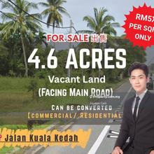 Facing Main Road, Zoning Residential & Commercial Vacant Land