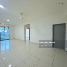 Partially furnished comes with lightning, fans, curtain, water heater