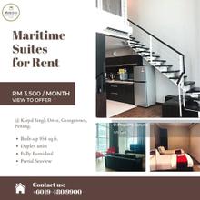 Maritime Suites I 958sf I Duplex I Fully Furnished I Seaview Jelutong 