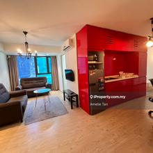 Tastefully furnished with washer
