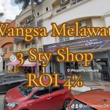 Wangsa Melawati 3 Sty Shop For Sale 
