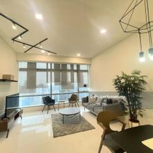 Well decorated unit, high floor with great open view. 