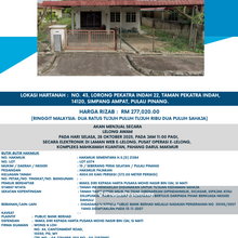Auction Taman Pekatra Indah !! Below Market Price!!