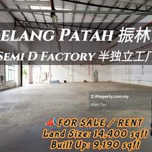 Gelang Patah Semi Detached Factory For Sale 