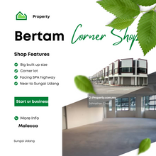 Corner Lot 1st Floor Big Shop Face Main Road Bertam Putra Sungai Udang