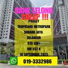 Bank Lelong Freehold Paisley Residence Tropicana Metropark Subang Jaya