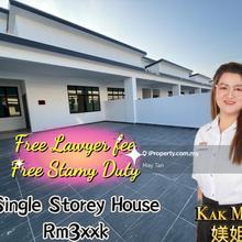 New project Single Storey Terrance House For Sales