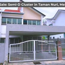 Gated & guarded double-storey semi-D cluster in Taman Nuri