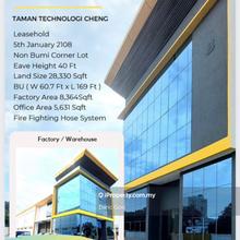 Single Storey Factory At Taman Teknologi Cheng Melaka