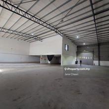 Warehouse 17000sq ft 800amp electricity rm25000 rental