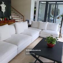Gated 3 Storey semi d with common pool