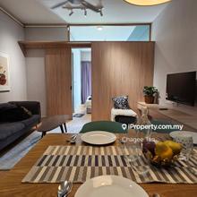 Studio unit partially furnished