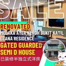 Gated Guarded Renovated Semi D House at Ayer Keroh Bukit Katil Ozana