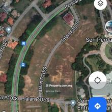 Nice flat rectangular corner lot 