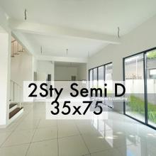 2 Storey Semi D, Bare Unit, Brand New, Nice Location