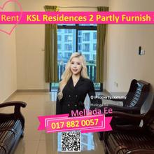 Johor Bahru Ksl Residences 2 Partially Furnished 3bed with Carpark