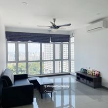 High Floor Fully Furnished 1100sf Corner Unit