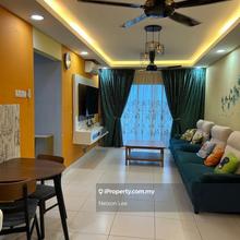 Renovated & Fully Furnished, High Floor with Balcony, Unblock View