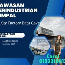 Kawasan Perindustrian Kimpal Batu Caves 1.5 Storey Factory  For Sales