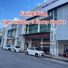 Facing Road, Light Industry 3 Storey Shoplot Mergong, For Sale 