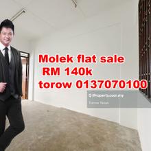 Molek flat sale full loan 