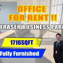 Fraser Business Park Office @Pudu, Sg. Besi, Cheras KL