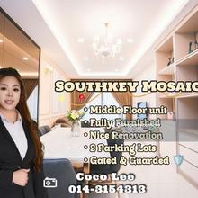 Southkey Mosaic @ Fully Furnished Nice Renovation Middle Floor unit