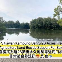 Perak Sitiawan 26 Acres Beside Seaports Freehold Land For Sale
