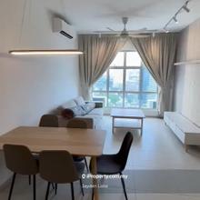 2r2b1cp, partially furnished for rent