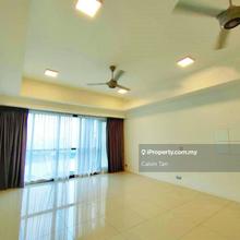 New condo, nice view, partly furnished, 3r3b, 2 carpark