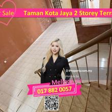 Kota Tinggi Taman Kota Jaya Beautiful 2 Storey Terrace Can Full Loan