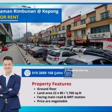 Facing main road and near to mrt station