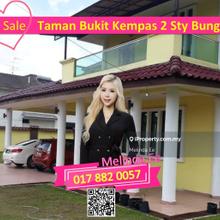 Johor Bahru Taman Bukit Kempas Nice Design 2 Storey Bungalow 6bed