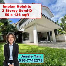 Impian emas park link villa semi d corner lot for sale