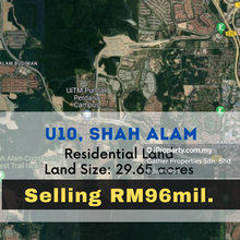 U10 Shah Alam Residential Land for Sale 