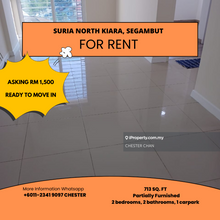 Suria North Kiara, Segambut, Partially Furnished 