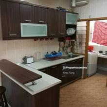 Bougainvilla Apartment Segambut Mid Floor Partly furnished for Sales 