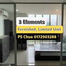 3 Elements Fully-Furnished Studio For Rent