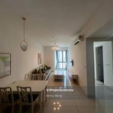 Fully furniture 2 room service apartment elysia park residence medini