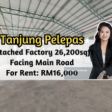 I Parc Tanjung Pelepas, Factory with 2 Storey Office, Facing Main Road