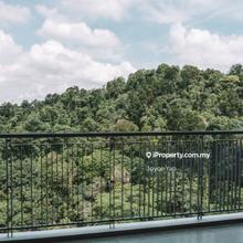 High floor unit facing forest view with balcony