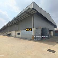 Freehold! Ready Cf 800 Amp 2.69 Acres Meru Warehouse Factory Klang