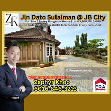 Jalan Dato Sulaiman @ JB City 2 Storey Bungalow House For Sale